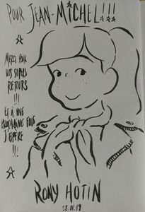 Dédicace de Rony Hotin