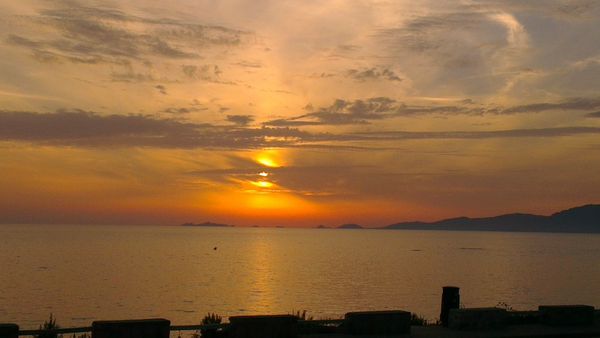 Coucher de soleil sur les Iles Sanguinaires