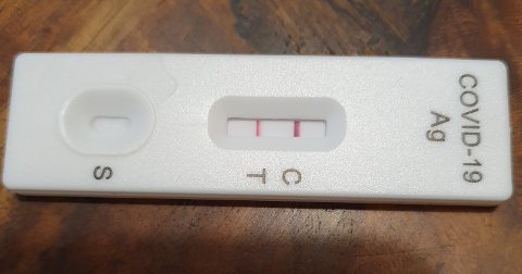 Test positif Covid-19