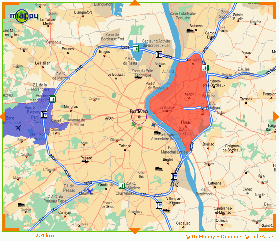 Plan de Bordeaux