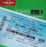 Voyage à Tokyo + Concert de Dio et Noir Des le même jour... Septembre s'annonce bien !